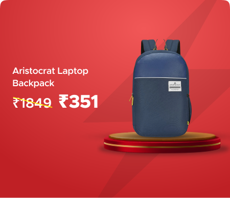 Aristocrat Laptop Backpack (25L) @ Rs 351 Worth Rs 1849