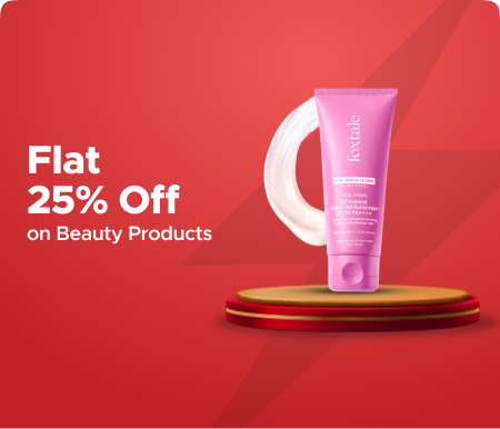 Flat 25% Off on Beauty Products