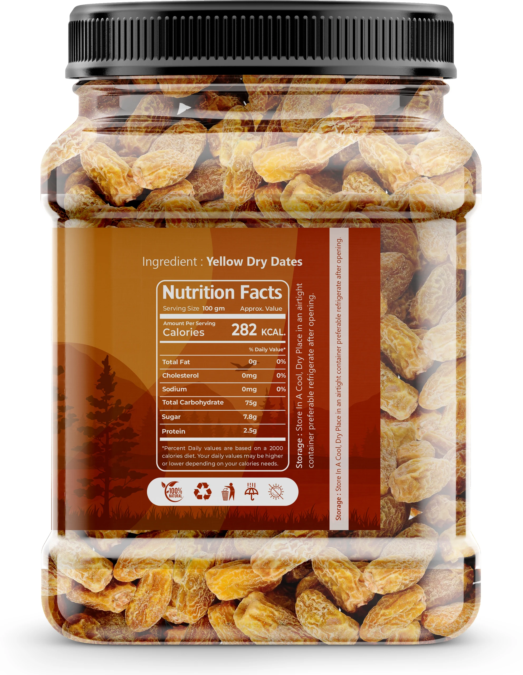 Marwar Bites Premium Dry Dates, Yellow Kharak Grad... @ ₹167