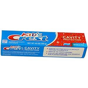 Crest Kids Tube Size 4.6z Crest Kids Sparkle Fun Cavity Protection Toothpaste @ 469