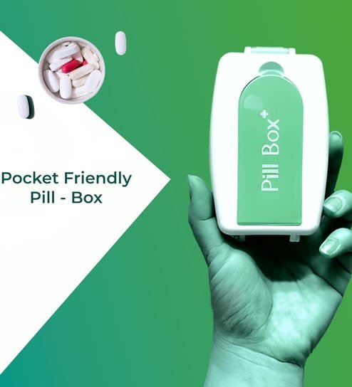 Medicine Pill Box | Handy Medicine Tablets Storage Organizer | Portable Health Care Travel Accessory
